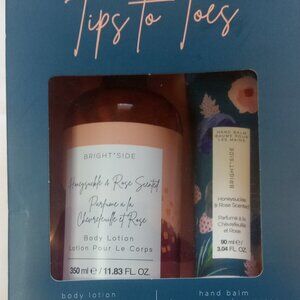 Bright Side Paladone UK Honeysuckle & Rose Scented Body Lotion & Hand Balm NEW